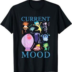 Disney Pixar Inside Out 2 Current Mood Emotions Movie Cartoon Fan T-Shirt 24